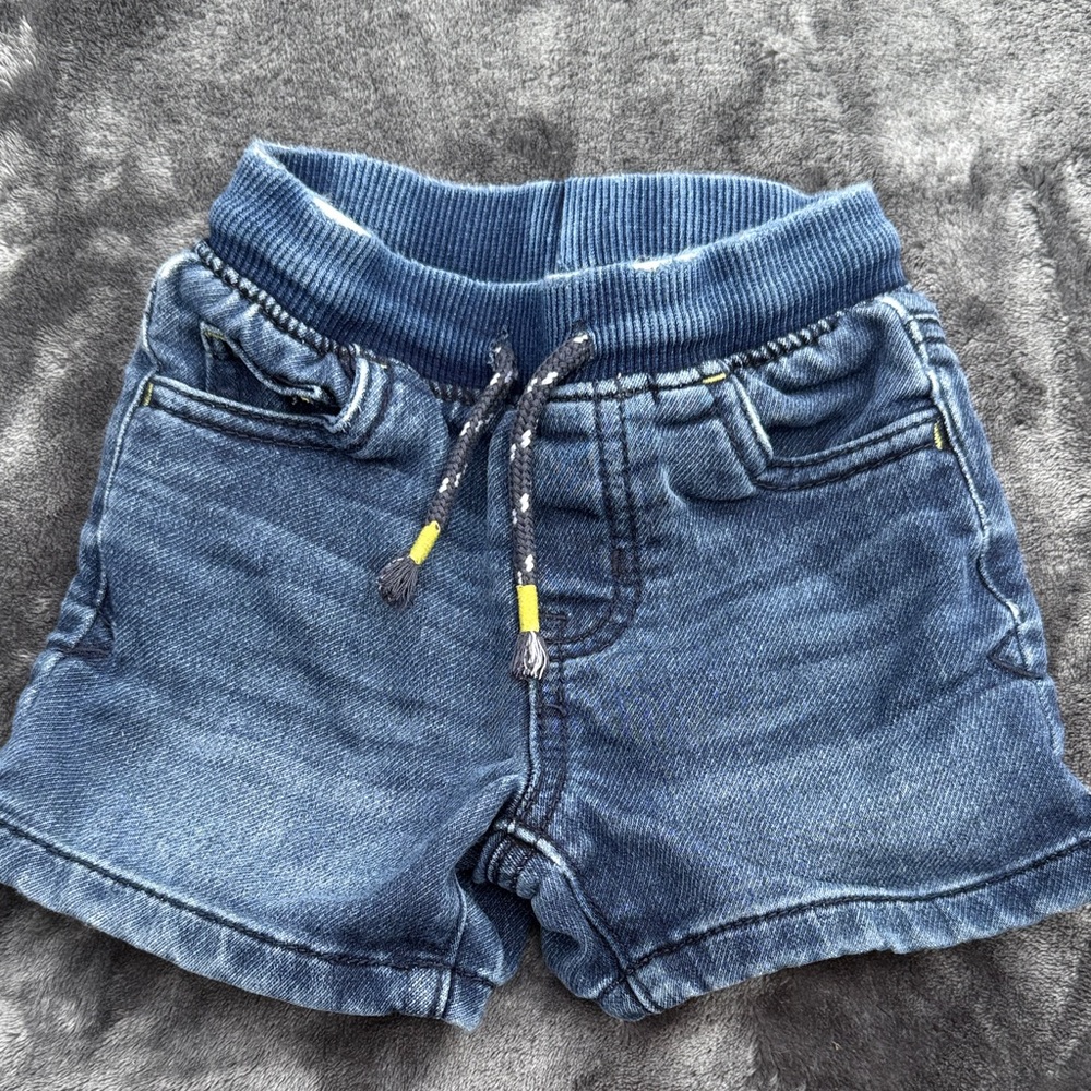 Cat & Jack Blue Denim Kids Shorts with Drawstring